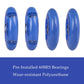 Wiggle Car Polyurethane Replacement Wheels Set Upgrade For Ride-On Toys (Dark Blue)