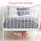 The New York Doll Collection Baby Crib Set For Little Girls, Play Bed, Pack And Beds 18 Inch Dolls, Toy Doll, (Floral)
