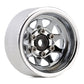 INJORA 1.0 Beadlock Wheel Stamped Steel Beadlock Deep Dish 1.0'' Wheels for 1/18 TRX4M Axial SCX24 Gladiator Deadbolt Bronco C10