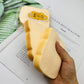 1PCS Toast Sliced Bread Stress Toy Sensory Fidget Toys Stress Relief Toy for Kids & mature-themed Tricky Funny Squeeze Toy  Gift for Easter  Christmas and Birthday