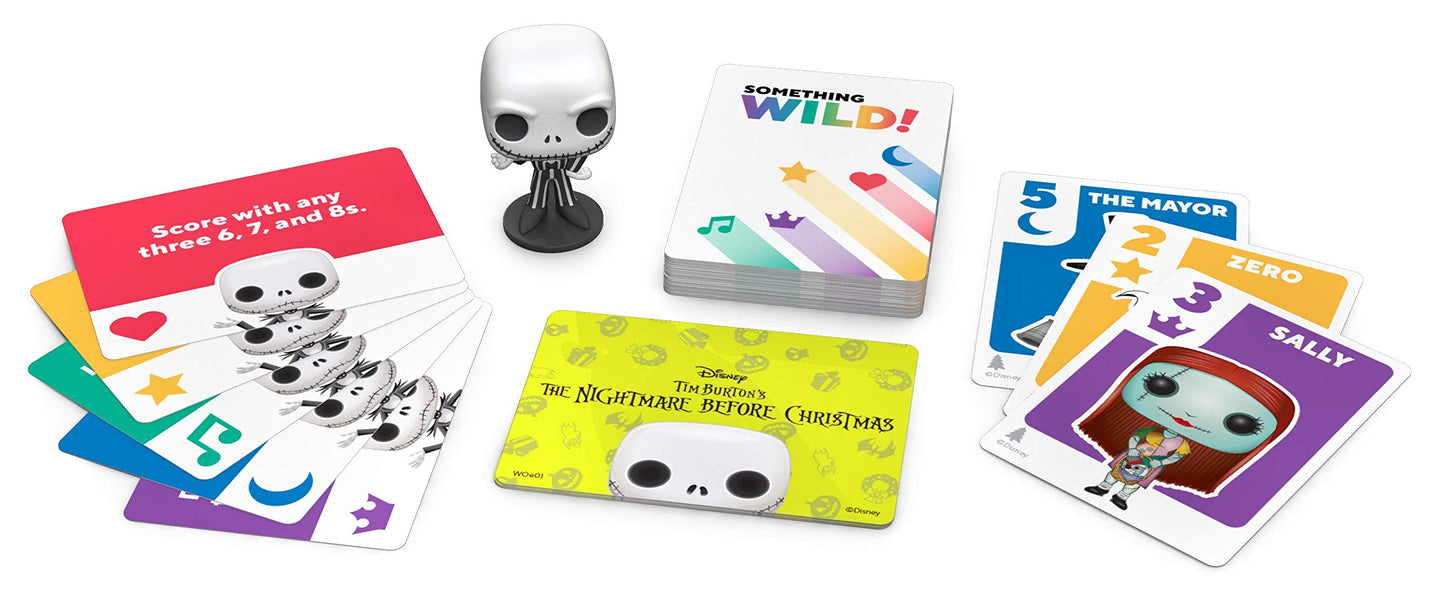 Funko Something Wild Family Card - The Nightmare Before Christmas(Includes Collectable Mini Pop!) Ideal For Children Ages 6 And Up - Fun For The Whole Family Board Game 51891