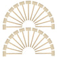 Mgtech 36 Pieces Mini Wooden Toy Hammers For Kids, Natural Wood Crab Seafood Mallets