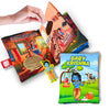 Seraphina Krishna Cloth Book For Baby 6+ Months | Interactive Sensory Book With Textures, Flaps, Pockets, Rattle & Squeaker Soun
