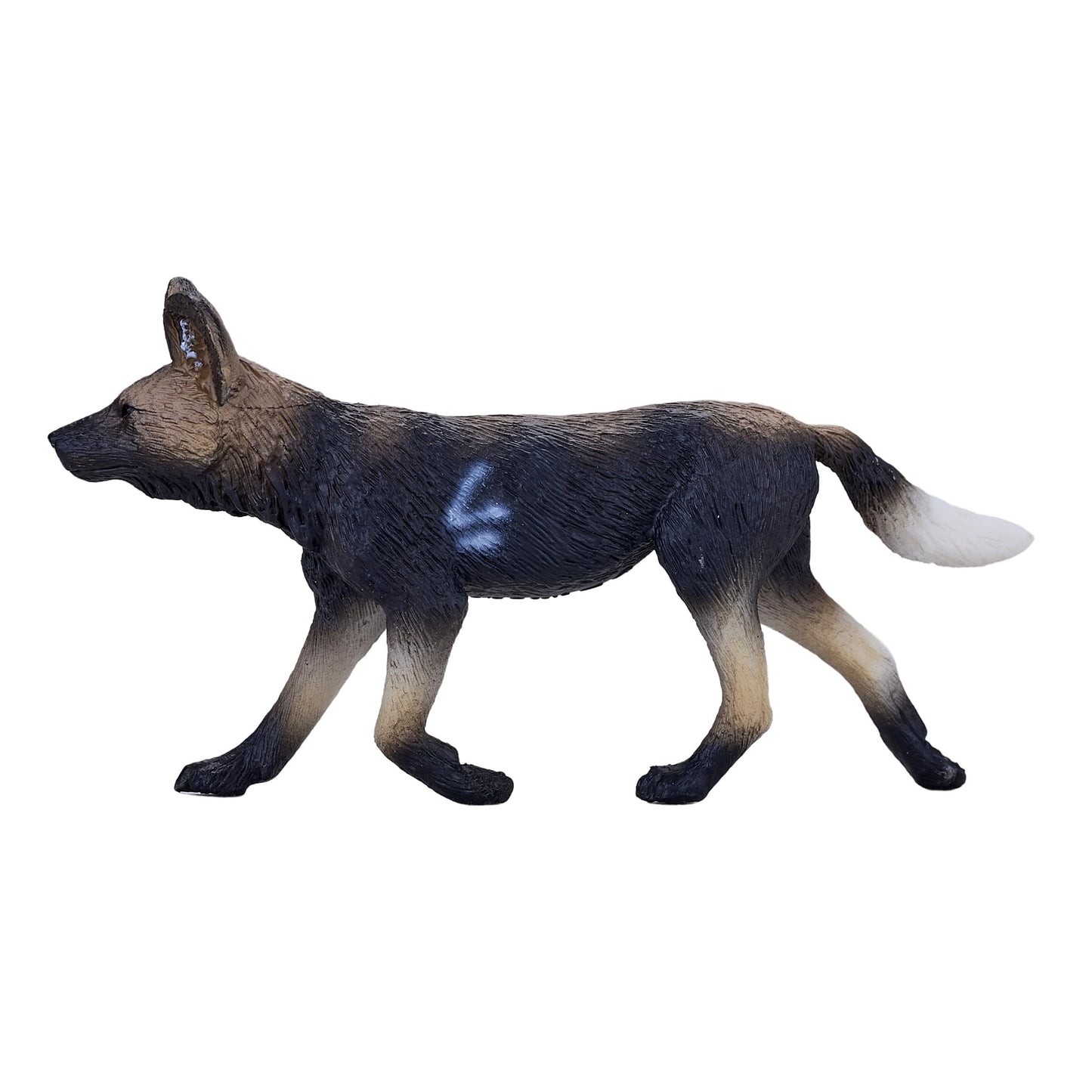 Mojo African Painted Dog Realistic International Wildlife Hand Painted Toy Figurine