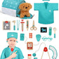 Lehoo Castle Doctor Kit for Kids, Vet Play Sets for Kids, Veterinarian Kit for Kids, Pretend Play Doctor Set with Dog Bag, Medic
