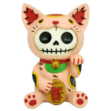 Furry Bones Furrybones Maneki Neko Collectible Figurine 3 Inch