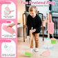 Kids Cleaning Set, Wooden Toddler Broom Set for Housekeeping, 7 Pieces Montessori Cleaning Toys with Kids Broom and Mop Set, Hou