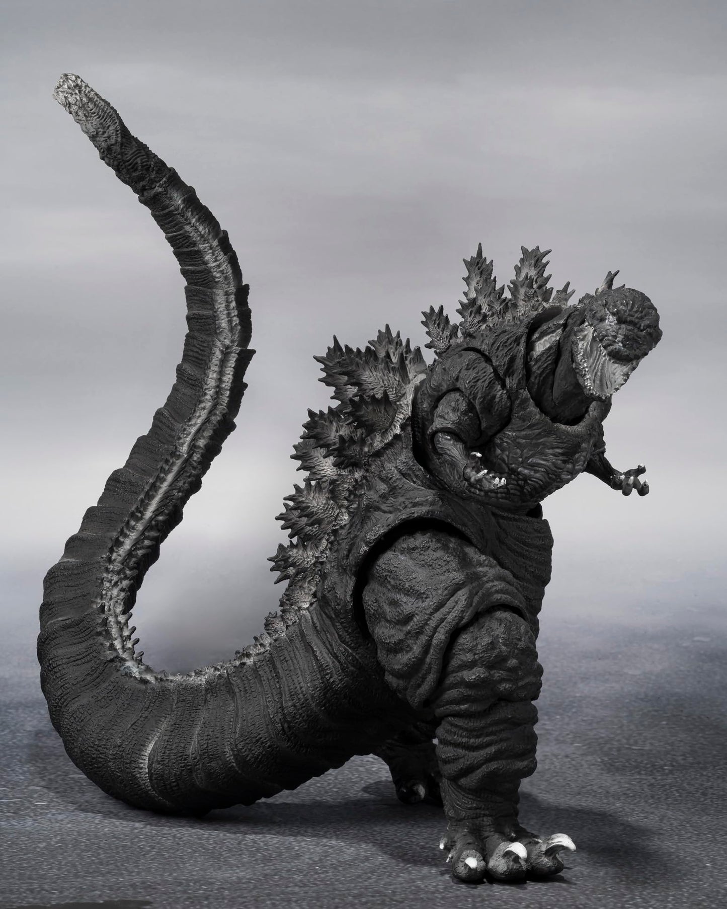 Tamashii Nations - Shin Godzilla - Godzilla [2016] The Fourth Orthochromatic Ver., Bandai Spirits S.H.Monsterarts Action Figure