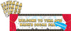 Amscan Hollywood Personalized Giant Sign Banner Kit, Pack Of 1, Multicolor