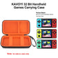 Elonbo Carrying Case for KAVOYI/TEBIYOU/Beico 32 Bit Handheld Games, Portable Arcade Gaming Player Travel Storage Cover, Electro
