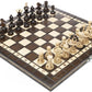 Beautiful Handcrafted Wooden Chess Set With Wooden Board And Handcrafted Chess Pieces - Gift Idea Products (13.75' (35 Cm) Burnt)