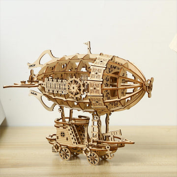 Bennama 3D Wooden Puzzles Airship Model Kits, Brainteaser And Puzzle For Christmas/Birthday,Gifts For Adults And Teens To Build
