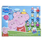 Peppa Pig Peppas Adventures Peppa Briefcase, George and Their Friends, Preschool Toy, 9 Figures with Zebra Sisters