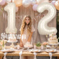 Suwen 40 Inch Cream White Large 12 Number Balloons Big Foil Helium Number Balloons 0-9 Jumbo Happy 12Th Mylar Birthday Party Dec