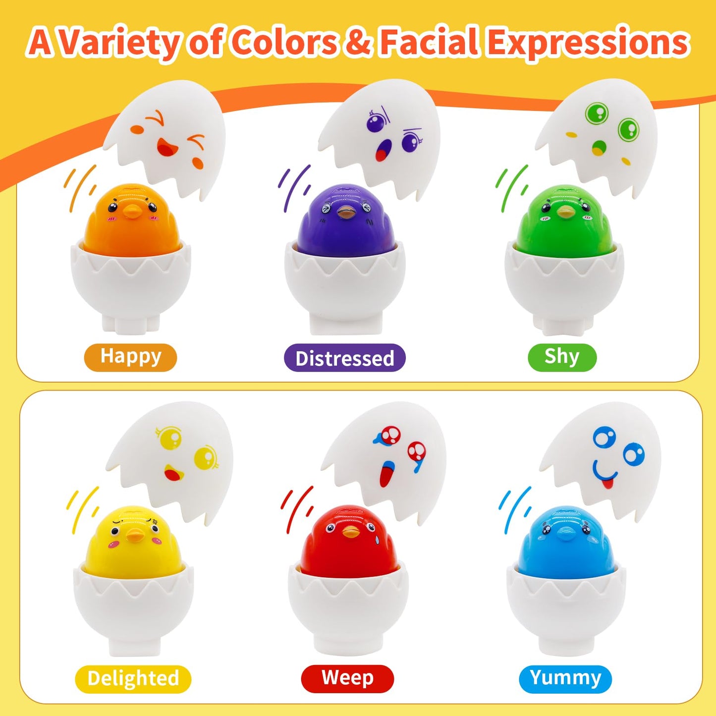 Moontoy Easter Eggs Toy Toddler Learning Toys For 1 2 3 Year Old Girl Boy Birthday Gift Educational Montessori Matching Egg Shap