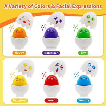Moontoy Easter Eggs Toy Toddler Learning Toys For 1 2 3 Year Old Girl Boy Birthday Gift Educational Montessori Matching Egg Shap