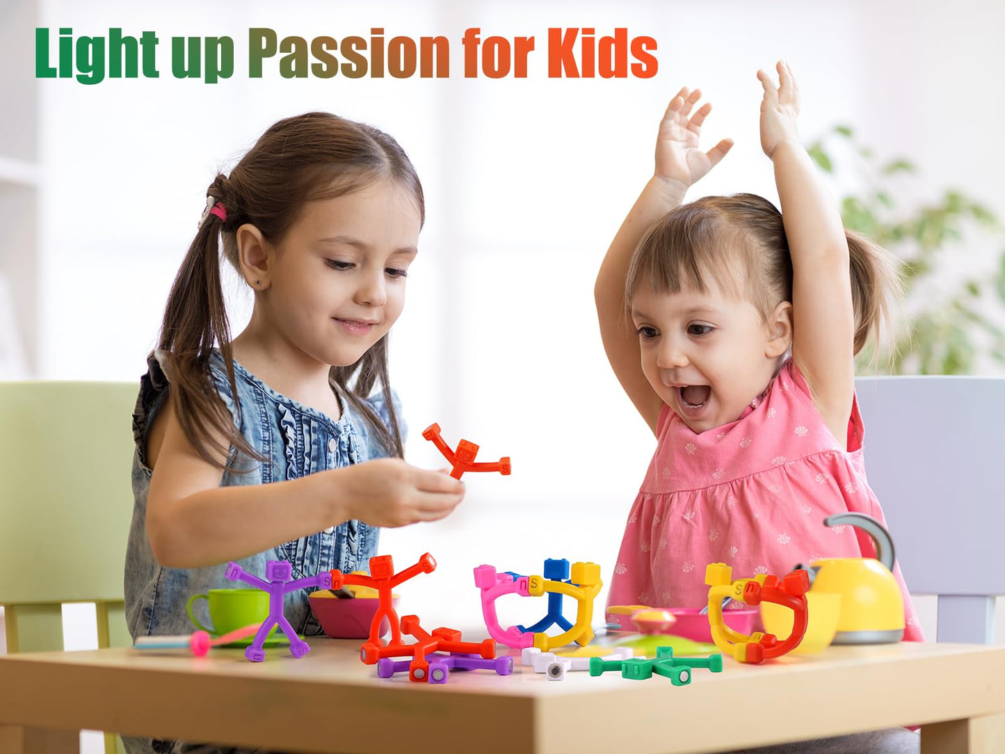 Magnetic-People-Magnet-Men Toys, Magnetic Travel Toys Portable, Clever Fun Magnets For Kids, Fridge Magnets For Refrigerator, Do