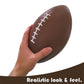 Lmc Products Brown Foam Football For Kids - 9 ½ Inch Foam Football, Soft Kids Football