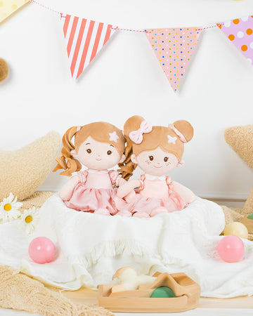 Leyadoll Soft Baby Doll Toys (12''), My First Baby Rag Doll For 1 Year-Old Girl Birthday Gift, Leya Doll Christmas Plush Toys Gi