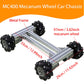 Mecanum Wheel 4Wd Metal Robot Car Chassis Remote Control Learning Kit For Arduino Raspberry Pie Microbit With Dc Encoder Motor, Diy Steam Agv Ros Ai Move Education Platform Robotic Functional Model