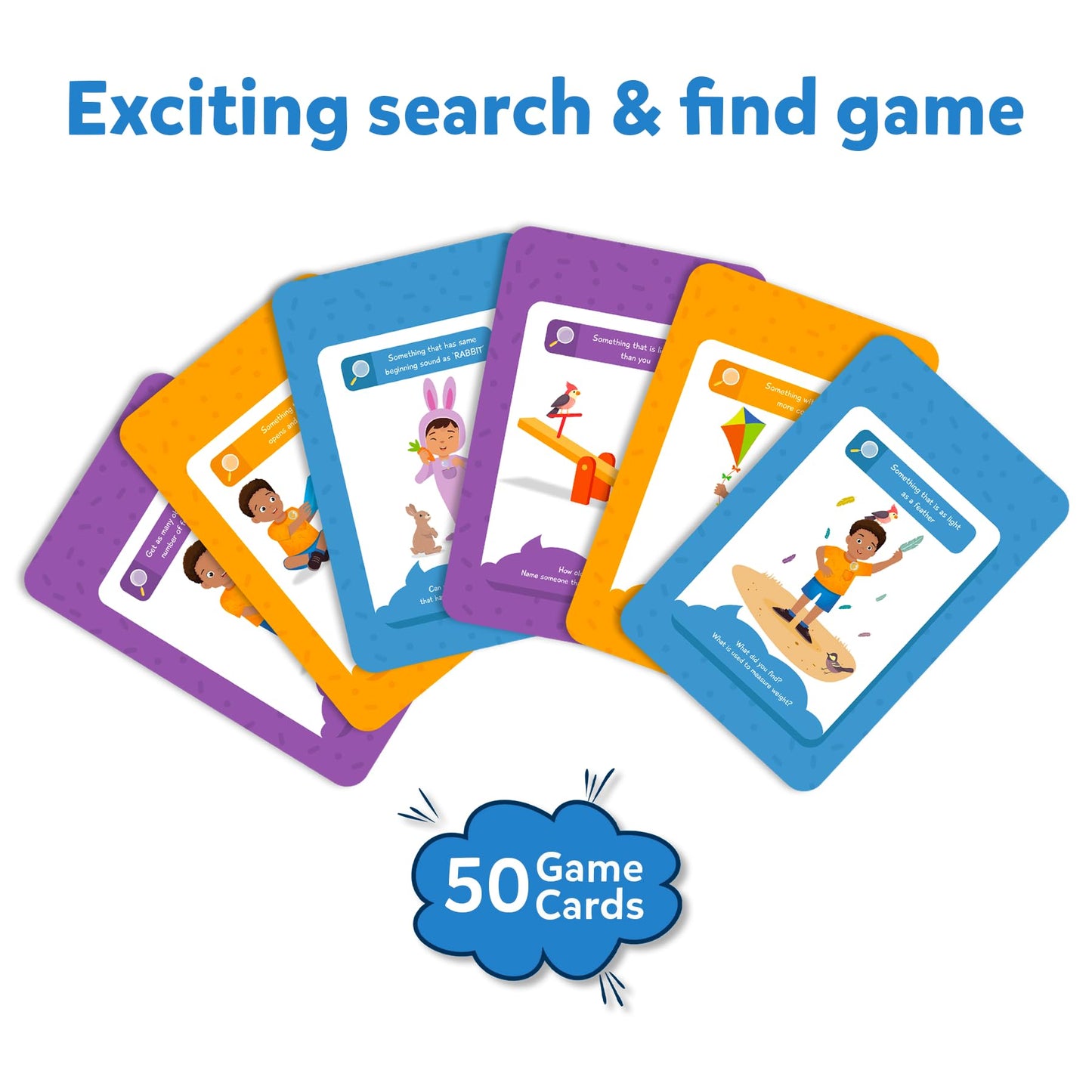 Skillmatics Found It Outdoor Card Game - Scavenger Hunt for Kids, Ages 4-7, Multicolor, Model SKILL159FWO