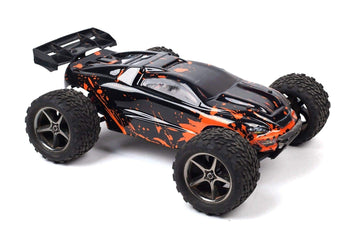 SummitLink Compatible Custom Body Muddy Orange Over Black Replacement for 1/16 Scale RC Car or Truck (Truck not Included) ERMN-B