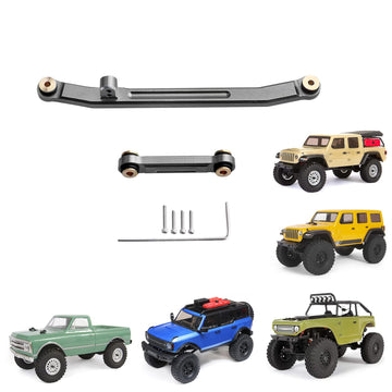 Allinrc Scx24 Aluminum Steering Links For Axial Scx24 Bronco C10 Deadbolt Gladiator (Gray)