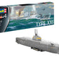 Revell 05177 German Submarine Type XXI 1:144 Scale Model Kit, Unpainted
