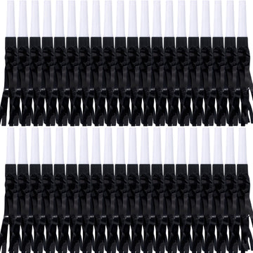 Lcpqmzgh 30 Pcs Gold Noise Makers, Metallic Fringed Noise Makers For New Year Party Favor Supplies, Black