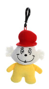 Aurora® Whimsical Dr. Seuss™ Sam I Am Keychain Stuffed Animal - Magical Storytelling - Literary Inspiration - Yellow 5 Inches