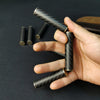 T-Conceal Edc Fidget Toys Stress Relief For Adults Magnetic Metal Carbon Fiber Three-Section Rotating Creative Gift