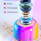 Iyoyo Mini Karaoke Machine For Kids Portable Bluetooth 5.3 Speaker With 2 Wireless Kareokee Microphones, 360° Colorful Led Light Karaoke Toy Gifts For Girls Boys Ages 4-12 Birthday(Peach Pink-2 Mic)