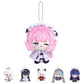 UTIEHD Anime Game Character Backpack Keychain Charm  Cute 4 Inch Collectible Figure  Compact Size for Bags and Keys for Fans (Elysia)