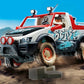 Playmobil Rally Car Toy Playset - 74 Pieces, Stuntman Mini Figure, Movable Axle, 348mm x 120mm x 187mm, Multicoloured, Model