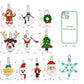 Christmas Ornaments Building Kit, Christmas Tree, Wreath, Santa, Snowman, Gingerbread, Reindeer, Nutcrackers, Snowflake 11-In-1.