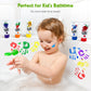 Jar Melo Washable Finger Paints for Toddlers - 12 Non-Toxic Colors, 25.2 Fl Oz, Safe Art Supplies for Kids Age 2+, Ideal for Hand & Feet