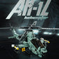 SEMKY AH-1Z Helicopter Building Block Set - 597 Pieces, Large Plastic Military Toy for Kids and Adults