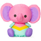 Swisheez Slater Elephant Stuffed Animal, Retro Inspired Plush Toys for Ages 3 and Up, Pink, 7   
