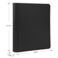 Trading Card Binder 16 Pocket  GERMUN PU Cover Card Binder for 1000+ Cards  enhanced Trading Card Holder Folders  Double Sided Pocket Card Album for MTG  TCG (Black)