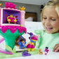 Polly Pocket Playset, Rainbow Funland Fairy Flight Ride With 2 Dolls & 15 Accessories, Dispenser Feature For Surprises