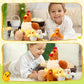Skylety Chicken Stuffed Animal Plush Chicken Toys Egg Laying Hen With Zippered Belly, Hen House And Little Baby Chicks Stuffed Chicken For Easter Stuffers Party Supplies(Cute Style)