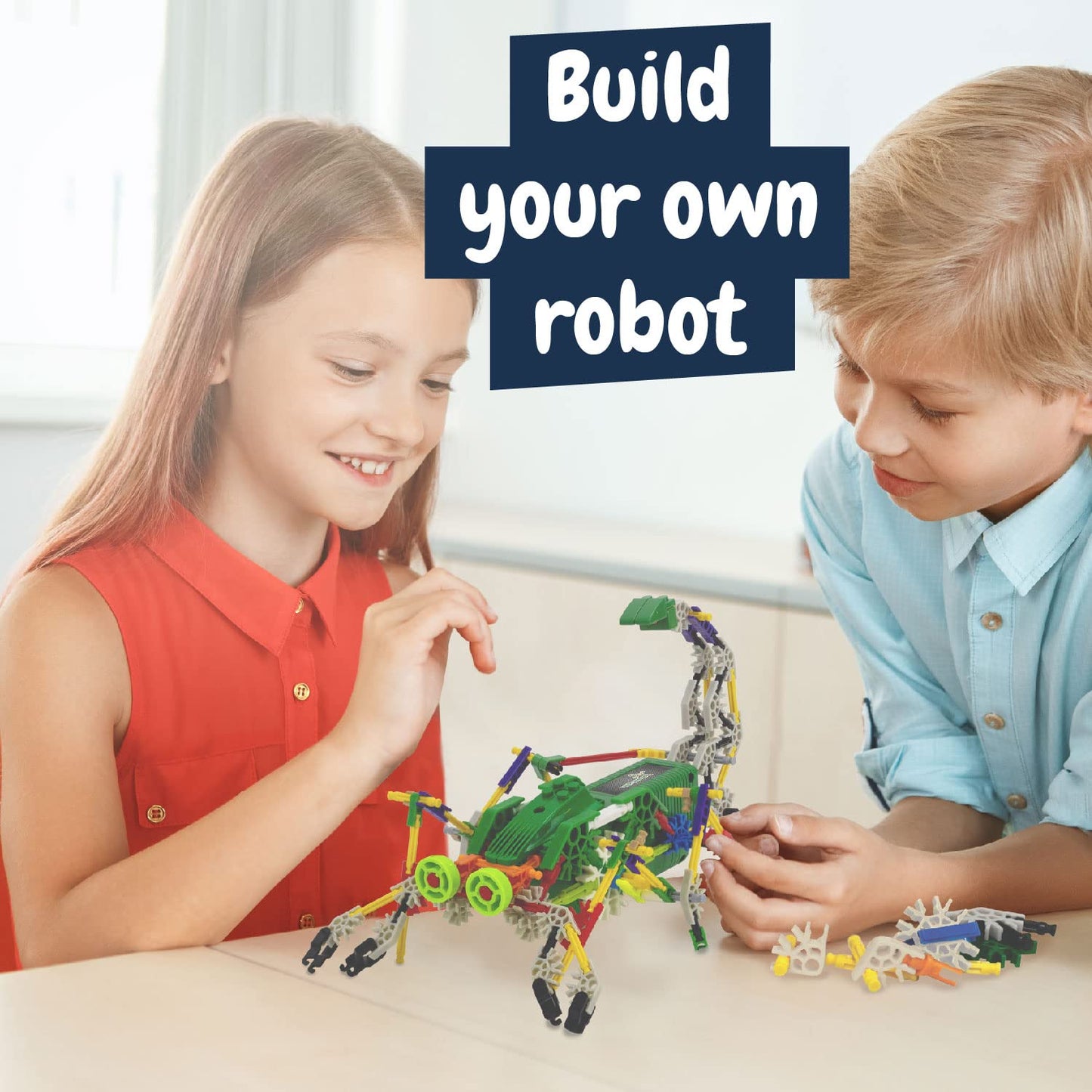 Science4you Scorpiobot Robotics Kit - 161 Pieces, Plastic, Multicoloured, STEM Building Toys for Kids 8-12 Years Olds