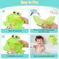 Henggl Light Up Baby Bath Bubble Toys,Tub Big Frog Automatic Bubble Maker Blower Toys With 24 Music Baby Fun Shower Toys, For Boys, Girls(New 2024)
