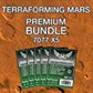 Mayday Games Terraforming Mars Premium Card Sleeve Bundle - White Polypropylene Protection