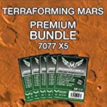 Mayday Games Terraforming Mars Premium Card Sleeve Bundle - White Polypropylene Protection