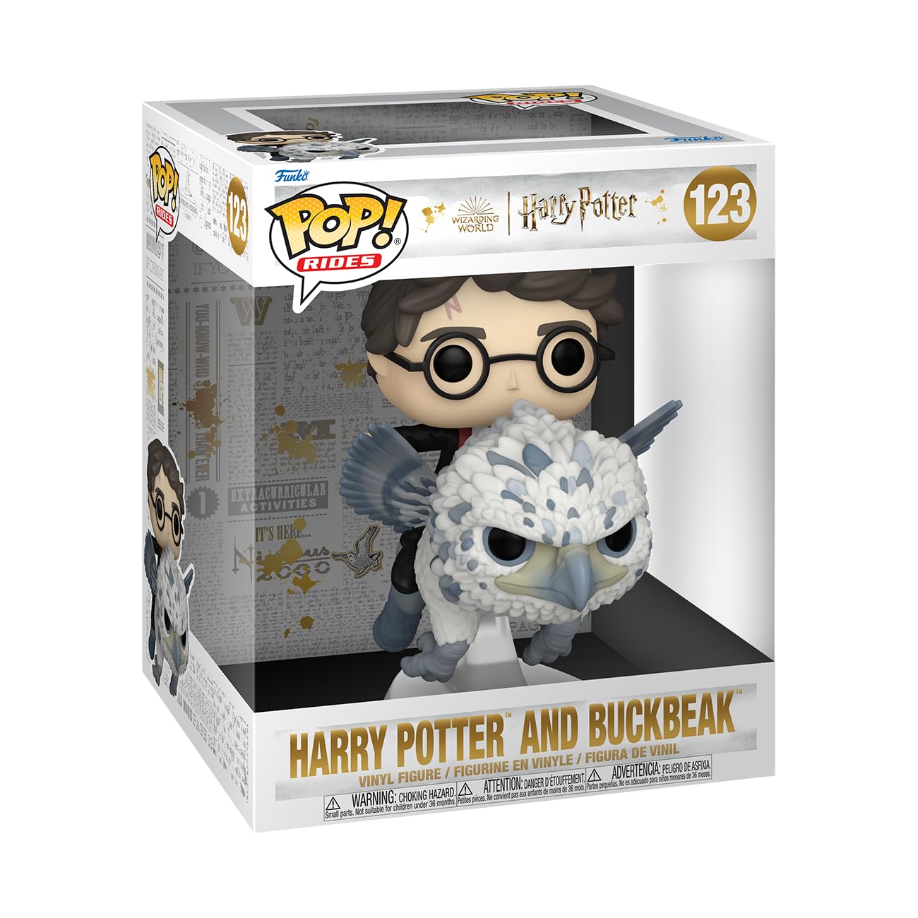 Funko Pop! Rides Deluxe: Harry Potter Prisoner Of Azkaban - Harry & Buckbeak - Collectable Vinyl Figure - Gift Idea - Official Merchandise - For Kids & Adults - Movies Fans