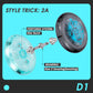 Looping Yoyo D1 Responsive Yoyo For Kids - 2A Loop Yoyo For Beginner, Starter Yoyo Easy To Play Basic String Tricks Yoyo With 12 Yoyo Strings, 2 Bags, 2 Yoyo Gloves(Crystal Black And Crystal Blue)