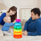Byfwh Spinning Stacking Toys For Babies 12+ Month Ring Stacker Stacking Toys For Toddlers 1-3 Montessori Toys,Educational Learni