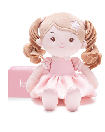 Leyadoll Soft Baby Doll Toys (12''), My First Baby Rag Doll For 1 Year-Old Girl Birthday Gift, Leya Doll Christmas Plush Toys Gi