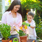 Biubee Toddler Gardening Tools Set - Sturdy Kids Watering Can Toy, Child Gardening Set With Metal Shovel Hand Rake Kids Gloves,